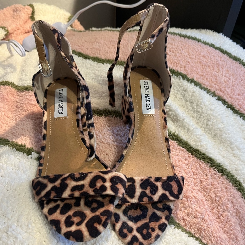 Steve Madden Leopard Print Heels